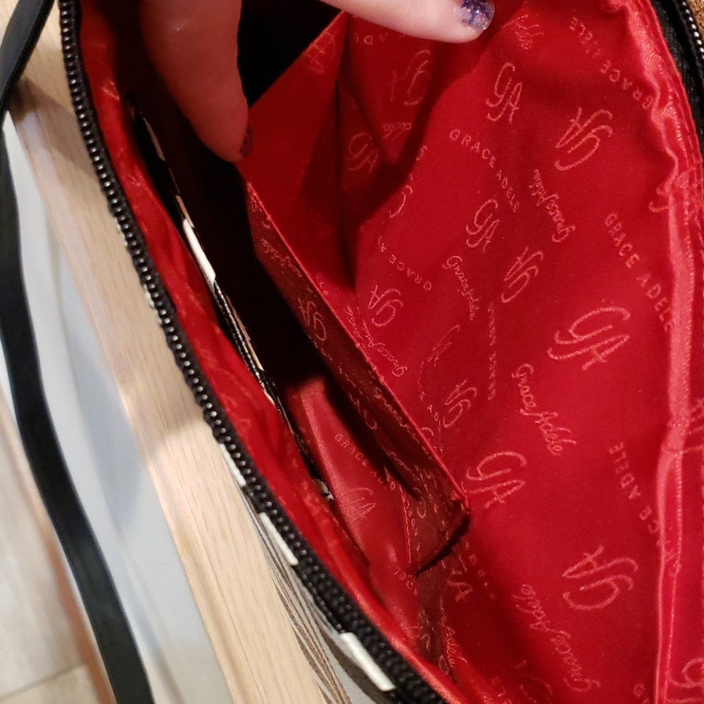 Grace Adele Zebra Tablet Tote - image 8